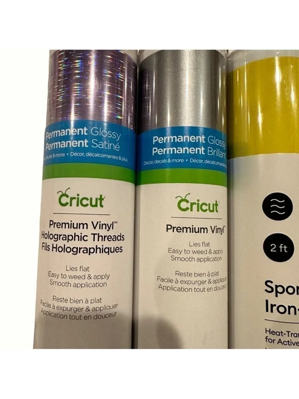 Cricut Bundle Mats Pens Premium Holographic Metallic Heat Transfer Removable